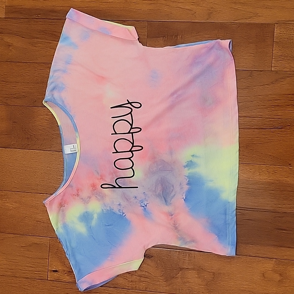 Tie dye crop size m